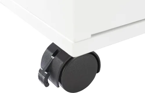 Miniatura 12 de Lavish Home - Archivador de 2 cajones con cerradura y cajón profundo, archivador rodante para debajo del escritorio, hogar u oficina (blanco)