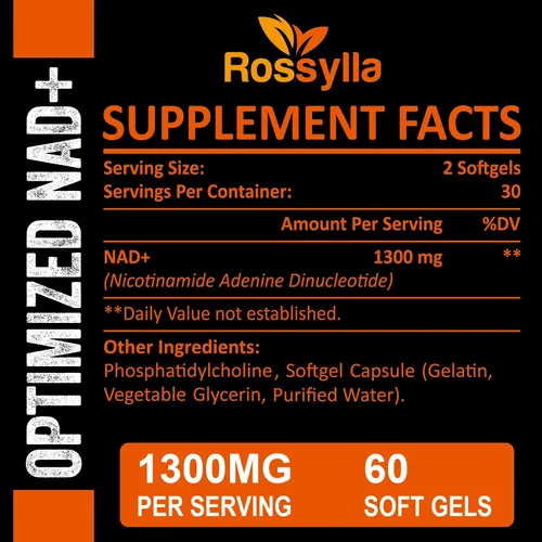Miniatura 2 de Suplemento liposomal de NAD+ de 1300 mg La más alta absorción El suplemento de NAD más puro para aumentar NAD+ de manera eficaz Suplemento