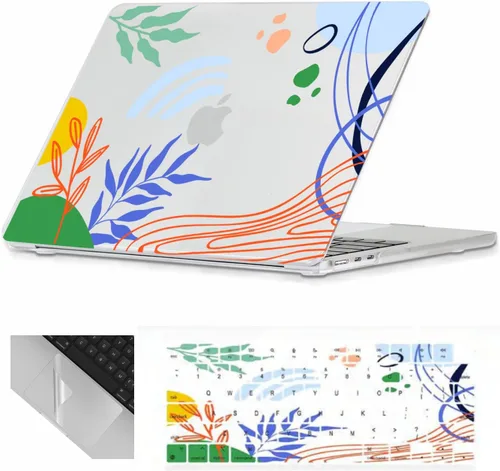 Miniatura 42 de Se7enline Funda compatible con MacBook Air de 15 pulgadas M4 M3 M2 2025 2024 2023 de 15.3 pulgadas con MacBook Air A2941/A3114/A3241 funda rígida