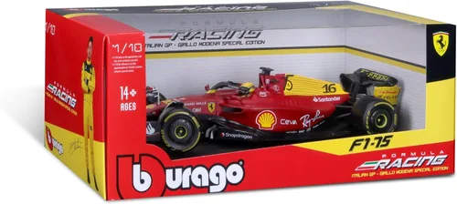 Miniatura 6 de BBURAGO - Hierro F1-75 - Italia Monza GP 2022-1/18, Rojo/Amarillo