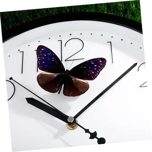 Miniatura 4 de Mecanismo de movimiento de reloj de cuarzo, mecanismo de reloj de pared, funciona con pilas, piezas de reparación de bricolaje, color negro, 5.5 x