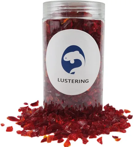 Miniatura 10 de LUSTERING Vidrio triturado de alto brillo con purpurina, vidrio para fuego, vidrio roto, gemas de vidrio para foso de fuego, manualidades DIY