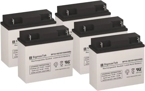Miniatura 12 de SigmasTek - Batería de plomo ácido sellada recargable de 12 voltios y 18 AH (paquete de 1)