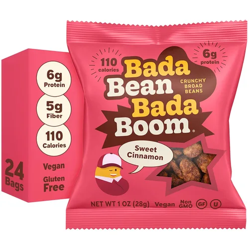 Miniatura 10 de Enlightened Bada Bean Bada Boom - Proteína a base de plantas, libre de gluten, vegana, crujientes y tostadas (habas), 110 calorías por porción