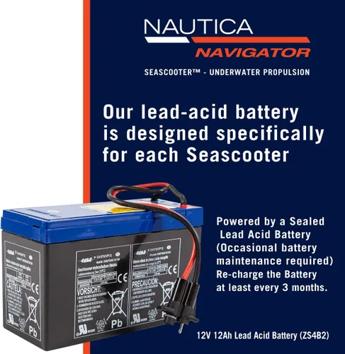 Miniatura 10 de Nautica Navigator and Skipper Underwater Seascooters, Designed for Younger Recreational Divers and Snorkelers