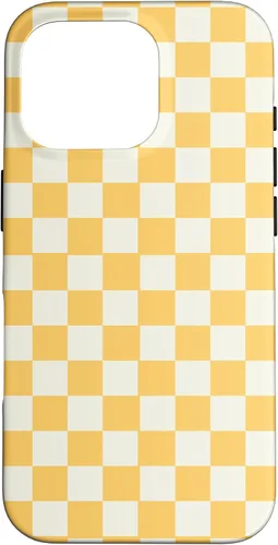 Miniatura 19 de Funda con patrón clásico de cuadros amarillo para iPhone 11