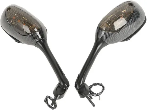 Miniatura 2 de TCMT Señal de espejos retrovisores laterales de carbono para Suzuki GSXR1000 2005-2016 GSXR600 GSXR750 2006-2024