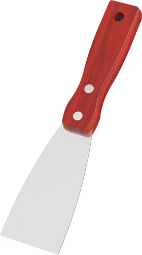 Cuchillo de masilla, herramienta raspadora de acero inoxidable de 2 pulgadas, cuchillos de metal con mango de madera para paneles de yeso,