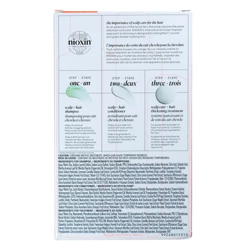 Miniatura 11 de NIOXIN Kits de sistema de engrosamiento del cuero cabelludo + cabello Para cabello natural, teñido y dañado con adelgazamiento ligero a progresado