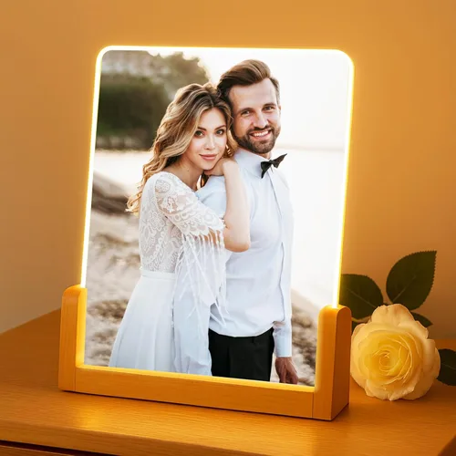 Miniatura 5 de NAZENTI Marco de fotos personalizado con luz LED, lámpara de marco de collage de fotos personalizada, regalos de fotos personalizados, lámpara de 01
