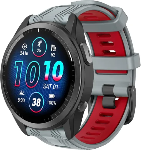 Miniatura 10 de ISABAKE Correa de reloj para Garmin Forerunner 965/Forerunner 955/Forerunner 945/Forerunner 935, bandas de repuesto de silicona suave de 0.866