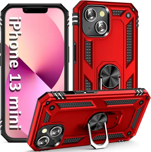Miniatura 13 de ADDIT i Phone 13 Pro Max - Funda para iPhone 13 Pro Max, con anillo de soporte, soporte ajustable, grado militar, protección resistente, a prueba