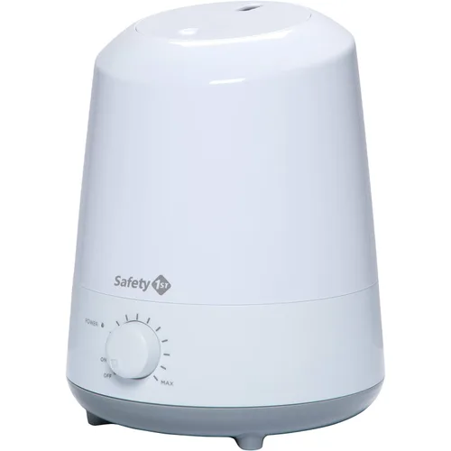Safety 1st Humidificador permanece limpio, niebla ultrasónica, tanque fácil de llenar de un galón, luz LED y sin filtro