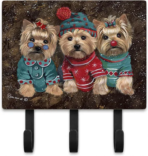 Miniatura 51 de Caroline's Treasures Bichon Frise Sisters - Ganchos para correa o llavero, multicolor