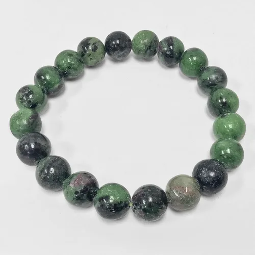 Miniatura 280 de Gem Avenue Handmade Round Bead Stretch Bracelet Unisex Natural Stone Beaded Jewelry for Men & Women, Elastic Wristband for Daily Wear