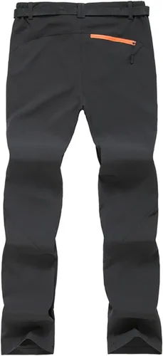 Miniatura 5 de Pantalones de esquí de nieve para hombre, senderismo, impermeables, softshell y bolsillos con cremallera