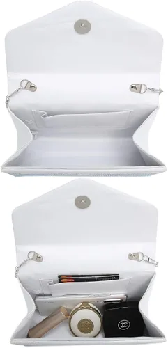 Miniatura 33 de Dasein Bolso de noche para mujer, embragues de fiesta, bolsos de boda, cóctel, baile de graduación, bolsos con purpurina esmerilada