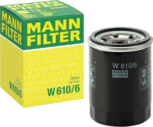 MANN-FILTER W 610/6 Filtro de aceite - para automóviles + vehículos de transporte