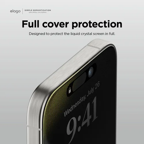 Miniatura 8 de elago Vidrio de privacidad + protector de pantalla compatible con iPhone 15 Pro Max, protege la privacidad, dureza de superficie 9H