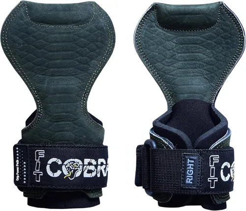 Miniatura 14 de Cobra Grips Weight Lifting Gloves with Adjustable Neoprene Padded Wrist Wraps - Heavy Duty Alternative to Power Lifting Hooks for Deadlifts
