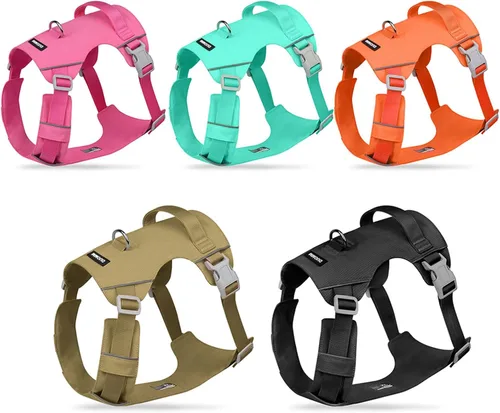 Miniatura 7 de Reflective Dog Harness Pet Chest Strap Large Dog Vest Harness for Outdoor Activity Walking Training with Adjustable Belt