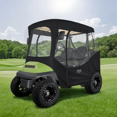 Miniatura 2 de 10L0L Carcasa para carrito de golf para 2 plazas Club Car DS Precedent Adward y Tempo, 600D impermeable y resistente al viento, cubierta