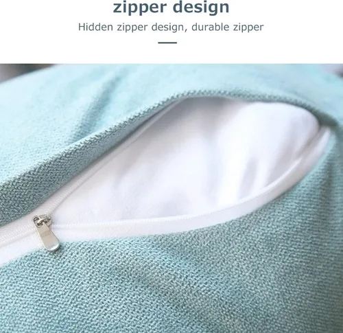 Miniatura 3 de Almohada de cabecera con protección de cintura, almohada de lectura, almohada triangular de cuña, cojín de espalda larga con funda extraíble
