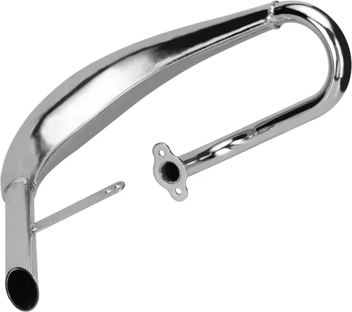 Miniatura 9 de YOXUFA - Kit de tubo de escape para bicicleta motorizada con cámara de expansión, silenciador, compatible con 80 cc, 100 cc, 49 cc, 50 cc, motor