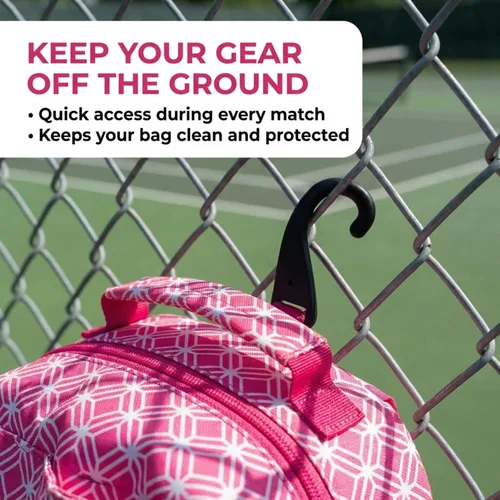 Miniatura 7 de Thorza Mochila de raqueta de tenis para mujer – Bolsa de tenis ligera que almacena 2 raquetas, pelotas y equipo deportivo – Mochila