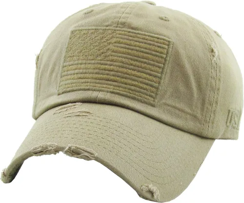 Miniatura 304 de KBETHOS Tactical Operator Collection USA Fishing Mesh Ballcap Flag Patch America Outdoors Trucker Baseball Cap