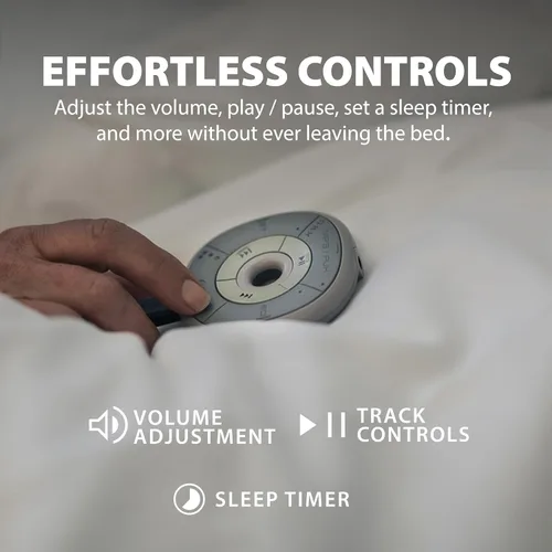 Miniatura 5 de Avantree Slumber - Altavoz de almohada para dormir, audio privado con ruido blanco incorporado, soporte Bluetooth y AUX, control de volumen