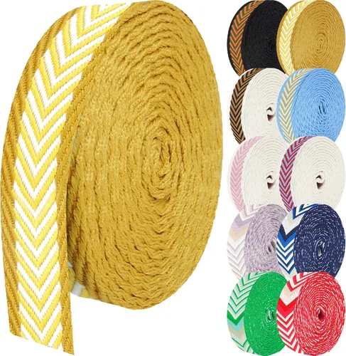 Miniatura 67 de 1.5 pulgadas Correa de nailon con patrón, correas de cinturón de nailon, correas para bolso, correas para mochila, cinturón de nailon