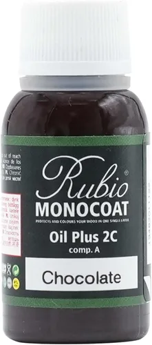 Miniatura 122 de Rubio Monocoat Muestra de Acabado de Aceite para Madera - Puro Aceite Plus Parte A Aceite de Linaza de Secado Rápido y Ecológico para Uso Pure