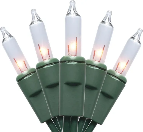 Miniatura 6 de MULTI-SPARKING Luces de Navidad Rosadas 35 Unidades - Luces Incandescentes Rosadas Mini en Cadena para Decoraciones de Navidad y Día de San Valentín