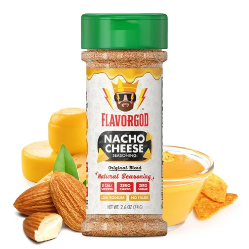 Miniatura 9 de Mezcla de Condimentos con Sabor a Queso de FlavorGod - Mezcla de Especias Premium Totalmente Natural y Saludable para Pollo, Verduras, Ensalada
