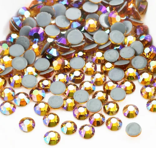 Miniatura 48 de 2880 diamantes de imitación termoadhesivos de imitación de cristal con parte trasera plana para manualidades, manualidades, ropa, zapatos