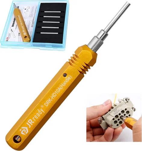 Miniatura 11 de JRready ST5227 KIT de Herramientas Extractoras Herramientas de Extracción de Contacto Sólido Remoción TE/AMP/HARTING Series D SUB Series HAN