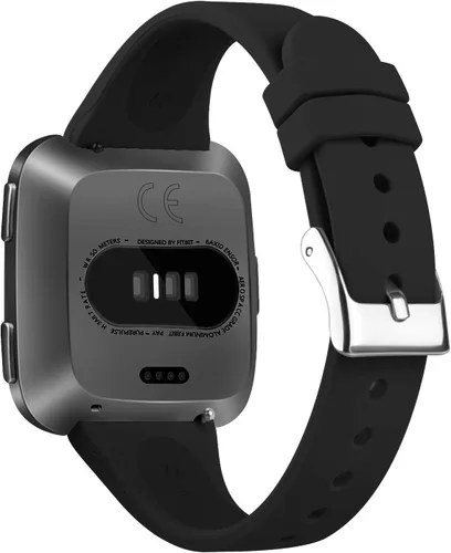 Miniatura 5 de Tobfit Pack 3 bandas delgadas compatibles con Fitbit Versa 2 Bands/Fitbit Versa/Fitbit Versa Lite/SE, pulsera de repuesto de silicona para hombres
