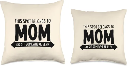 Miniatura 3 de Este lugar pertenece a mamá reservado para mamá Día de la Madre almohada