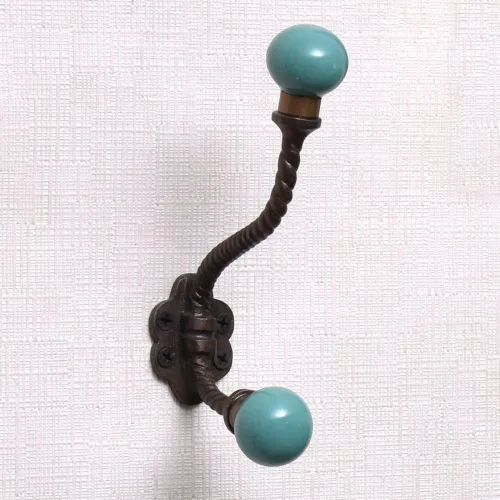 Miniatura 31 de Indian Shelf Ganchos de pared para colgar abrigos, ganchos de pared bohemios negros Perchero de pared Ganchos para colgar toallas Ganchos