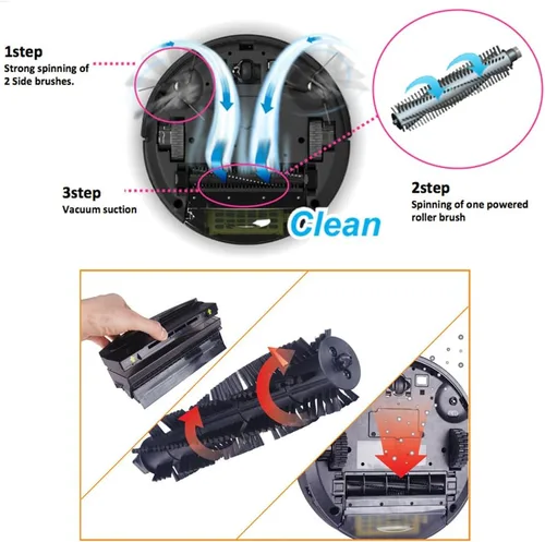 Miniatura 6 de iClebo Arte YCR–M05 Smart Home/Office Vacuum Cleaner & Floor Mopping Robot - Cleans Methodicaly with Camera Recognition Vision Mapping Technology
