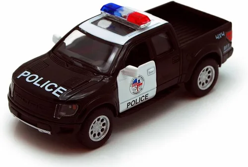 Miniatura 2 de KiNSMART 2013 Ford F-150 SVT Raptor Supercrew 1:46 Escala Modelo de Juguete de Metal de Fundición a Presión de 12.7 cm (4 Piezas)