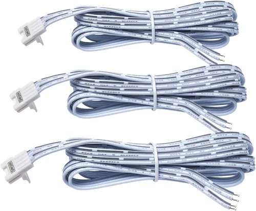 Armacost Lighting SureLock 760821 - Conector de cinta LED RGB a cable, paquete de 3