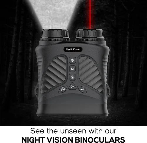 Miniatura 2 de Binocular digital con visión nocturna y grabación de video 2.K UDH potentes prismáticos para adultos, caza, observación de aves, juegos de fútbol
