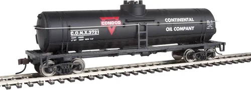 Miniatura 2 de Walthers Trainline Coche cisterna de 40' con ruedas metálicas listo para funcionar Conoco