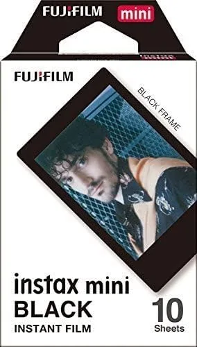 Miniatura 3 de Fujifilm Instax Mini - Juego de 4 paquetes de película instantánea, monocromo (10 x 2) + marco negro (10 x 2) 90 8 70 7s 50s 25 300 cámara SP-1