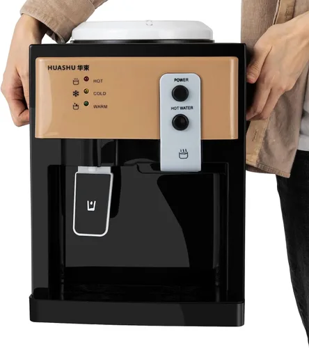 Miniatura 2 de Dispensador de enfriador de agua comercial para botellas de 5 galones, dispensador de agua eléctrico de carga superior caliente y fría para oficina