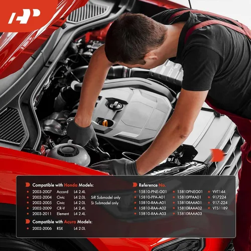 Miniatura 2 de A-Premium VTEC Conjunto de Válvula de Carrete de Solenoide con Interruptor de Presión de Aceite y Junta Compatible con Modelos Acura y Honda - 2.0L