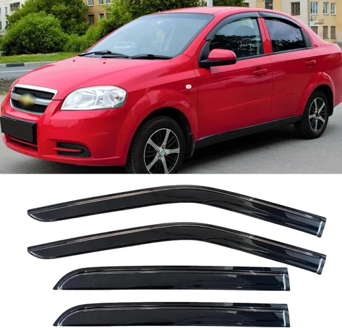 Miniatura 59 de YQAUTEC Viseras de Ventana Protectores de Lluvia para Honda Civic 2022 2023 2024 2025 2026, Deflectores de Viento de Ventilación de Ventana Fuera