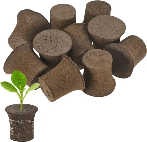 Miniatura 10 de M METERXITY Paquete de 5 esponjas de cultivo, 3.1 x 2.4 x 2.8 pulgadas, esponjas de repuesto para crecimiento de raíces, vainas de semillas